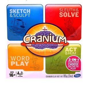 Cranium 3-in-1 Game Board (2014) 600 Cards new sealed